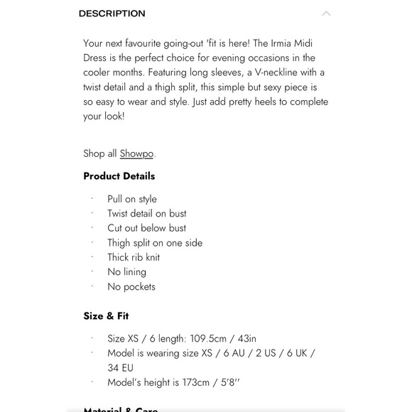 Irmia Twist Front Knit Midi Dress in Black - Picture 9 of 12